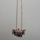 "I'za VI'er" plated necklace.