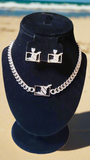 Trinibago Choker and Earring Set