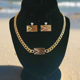 Guyana Choker Necklace and Earring Set