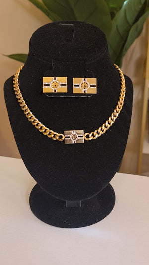 Dominica Choker and Earring Set