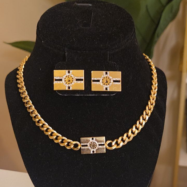 Dominica Choker and Earring Set