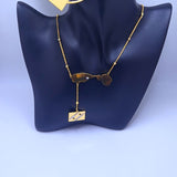 St. Kitts and Nevis Map Shape Hanging Flag Necklace