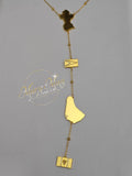 Island Hanging Flag Necklace