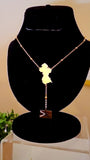 Island Hanging Flag Necklace