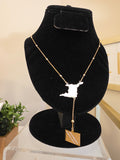 Island Hanging Flag Necklace