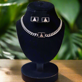 Caribbean Choker and Post Earring Set