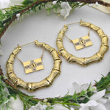 Hang Time Bamboo Earrings