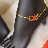 Caribbean Flag Anklets