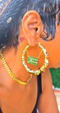 Hang Time Caribbean Bamboo Earrings