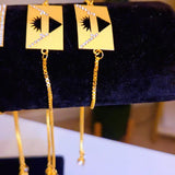 Flag Beaded Pull String Wrist Chain