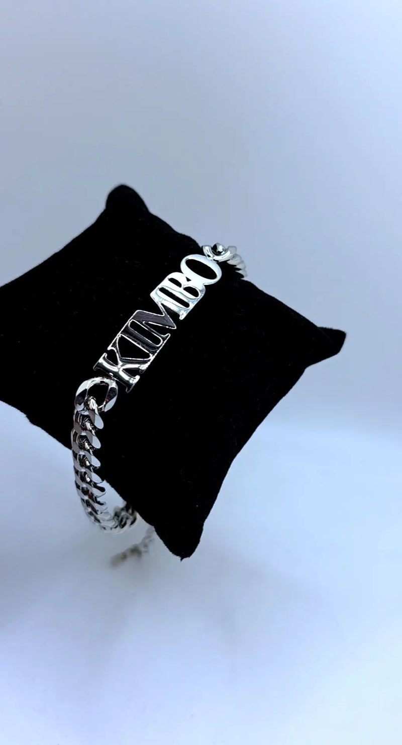 Men's 8mm Cuban Name Handchain