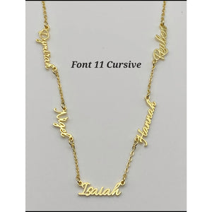 "Medley" Name Necklace